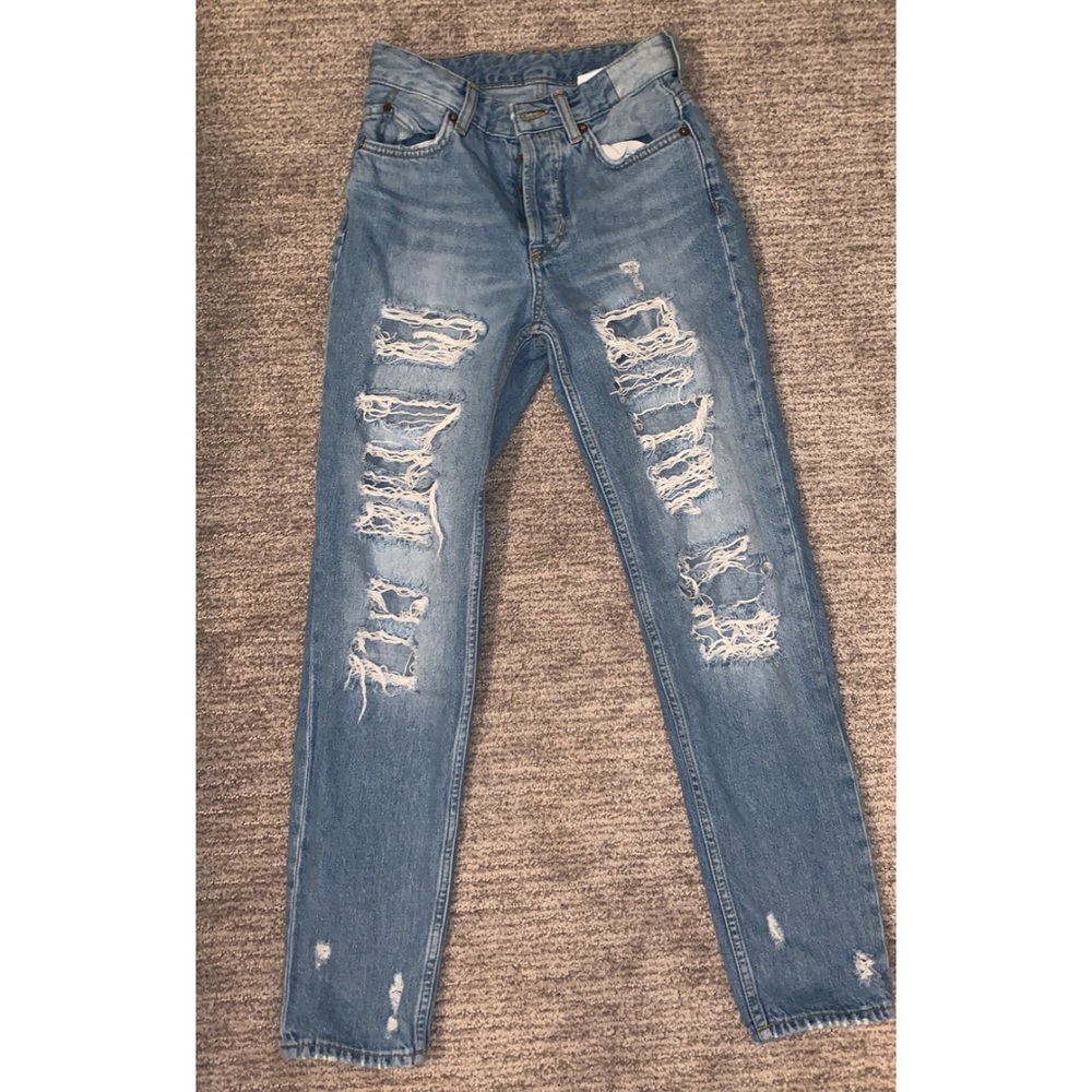 High Rise Boyfriend Jeans